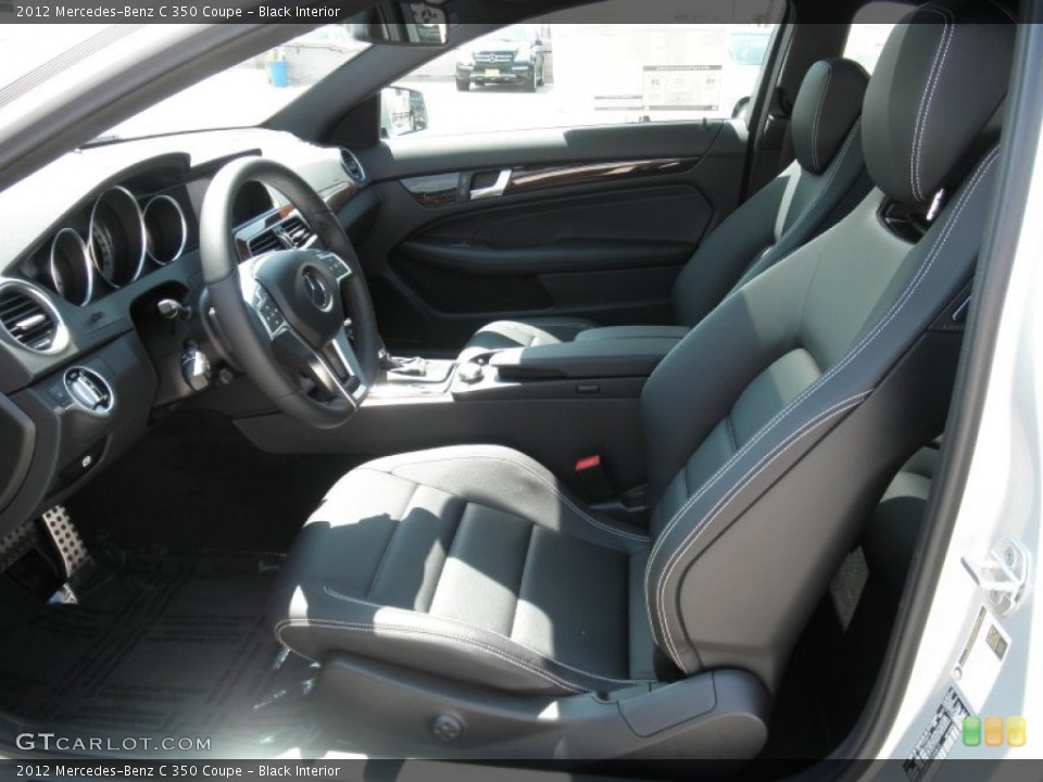 Black Interior Photo for the 2012 Mercedes-Benz C 350 Coupe #54167348