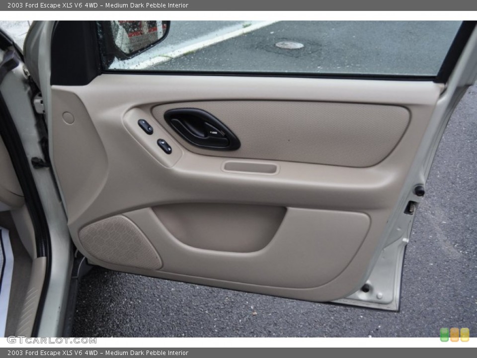 Medium Dark Pebble Interior Door Panel for the 2003 Ford Escape XLS V6 4WD #54167959