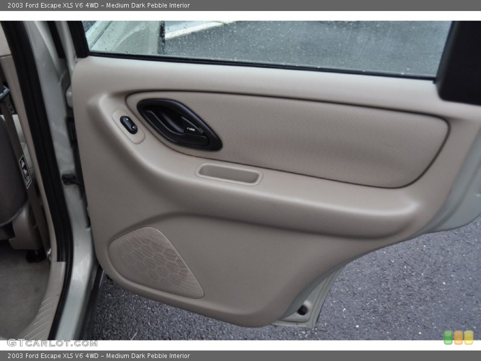 Medium Dark Pebble Interior Door Panel for the 2003 Ford Escape XLS V6 4WD #54167968