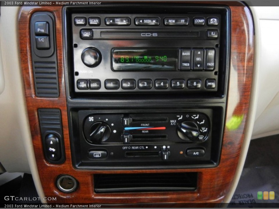 Medium Parchment Interior Audio System for the 2003 Ford Windstar Limited #54170125