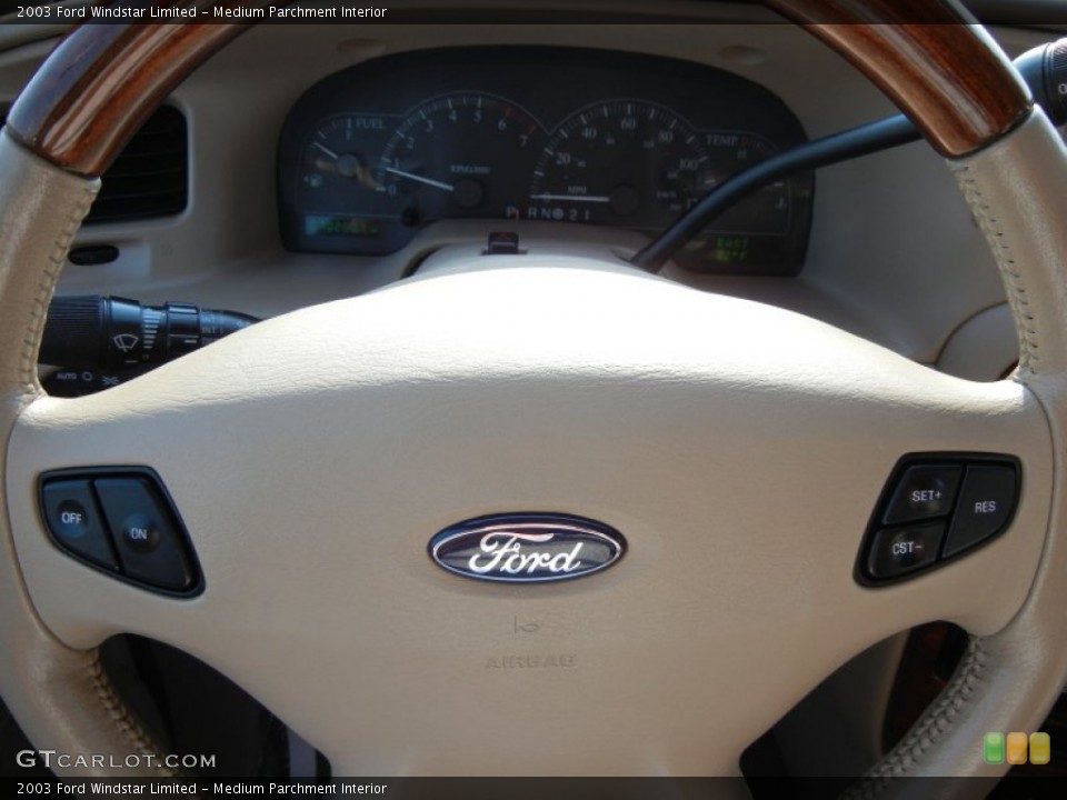 Medium Parchment Interior Steering Wheel for the 2003 Ford Windstar Limited #54170137