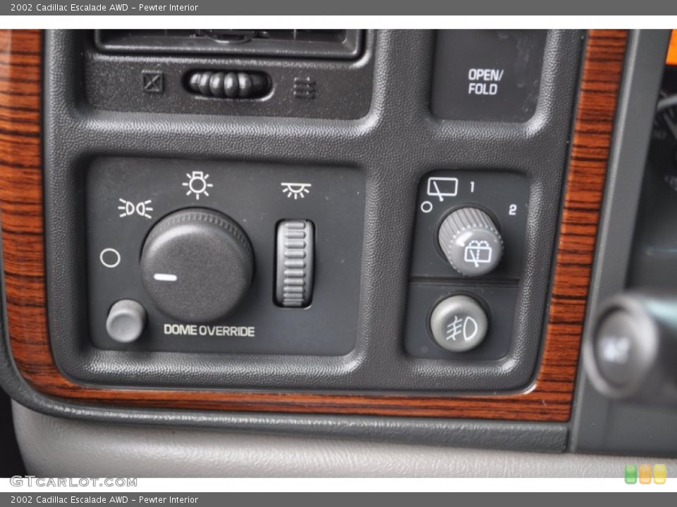 Pewter Interior Controls for the 2002 Cadillac Escalade AWD #54170581