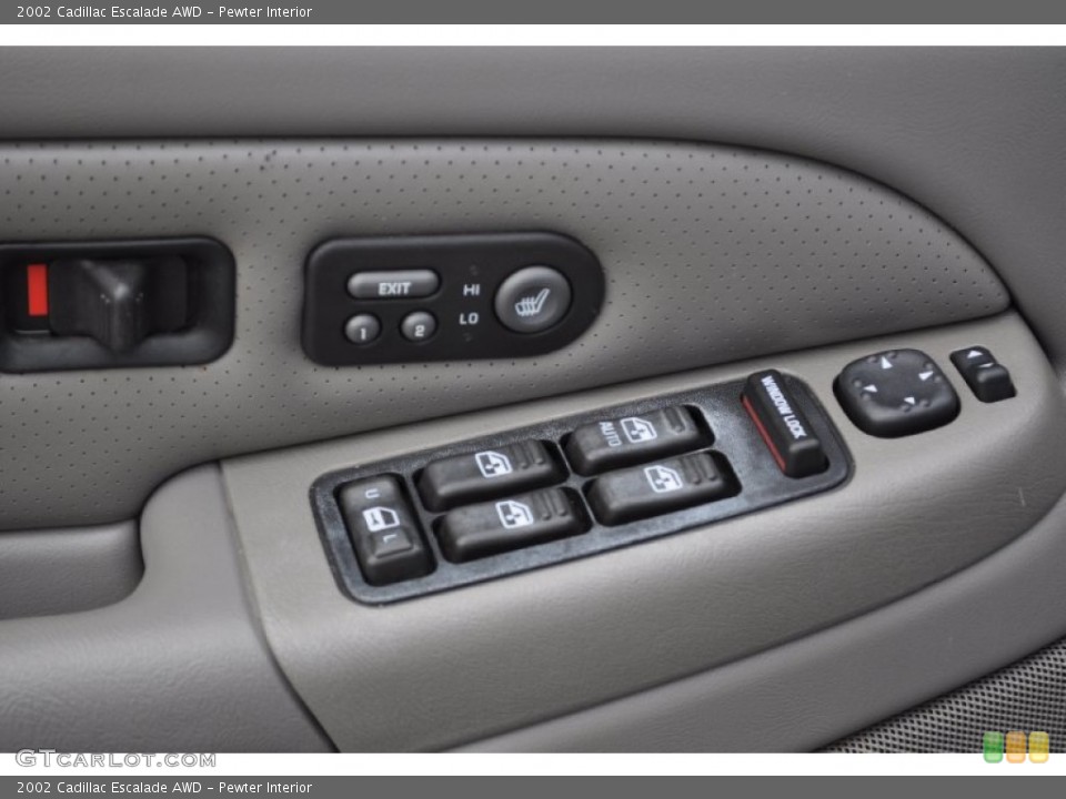 Pewter Interior Controls for the 2002 Cadillac Escalade AWD #54170605