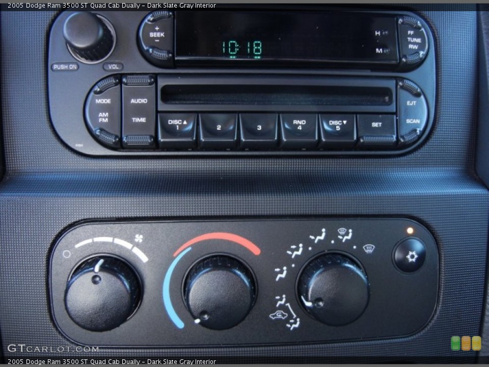 Dark Slate Gray Interior Audio System for the 2005 Dodge Ram 3500 ST Quad Cab Dually #54170674