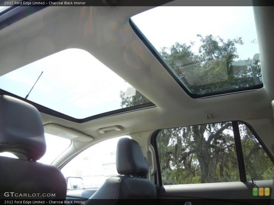 Charcoal Black Interior Sunroof for the 2012 Ford Edge Limited #54170821