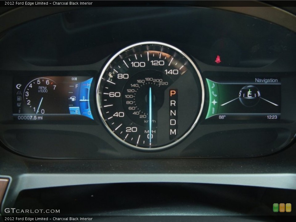Charcoal Black Interior Gauges for the 2012 Ford Edge Limited #54170842