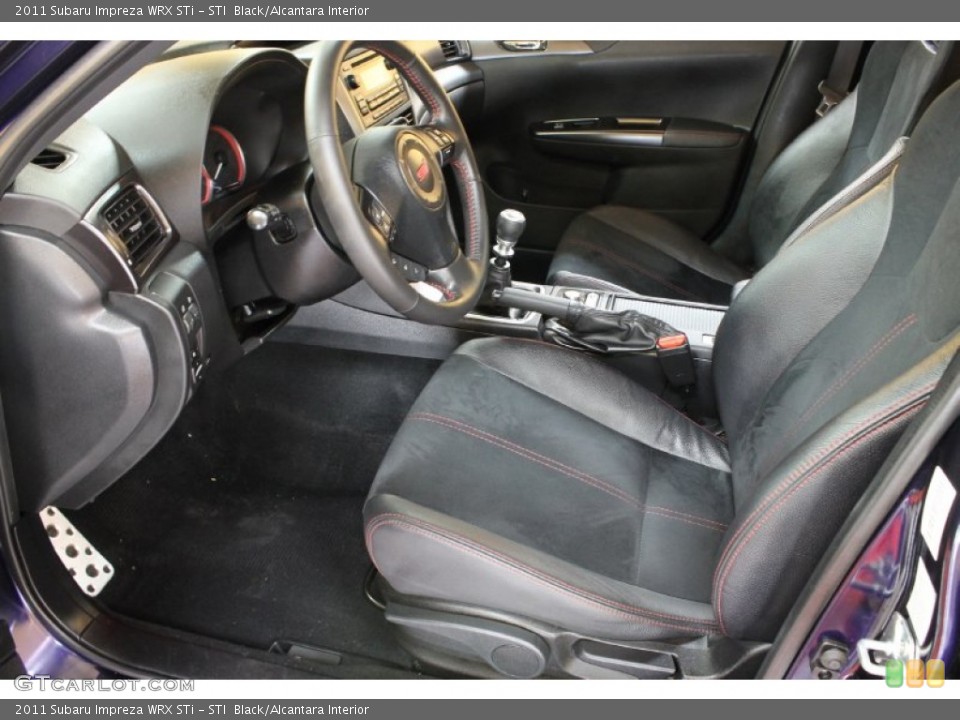 STI  Black/Alcantara Interior Photo for the 2011 Subaru Impreza WRX STi #54171187