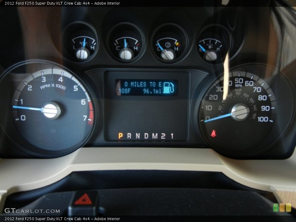 Adobe Interior Gauges for the 2012 Ford F250 Super Duty XLT Crew Cab 4x4 #54171388