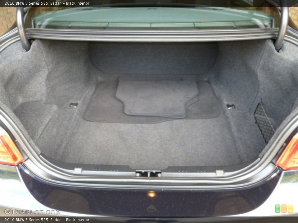 Black Interior Trunk for the 2010 BMW 5 Series 535i Sedan #54171986