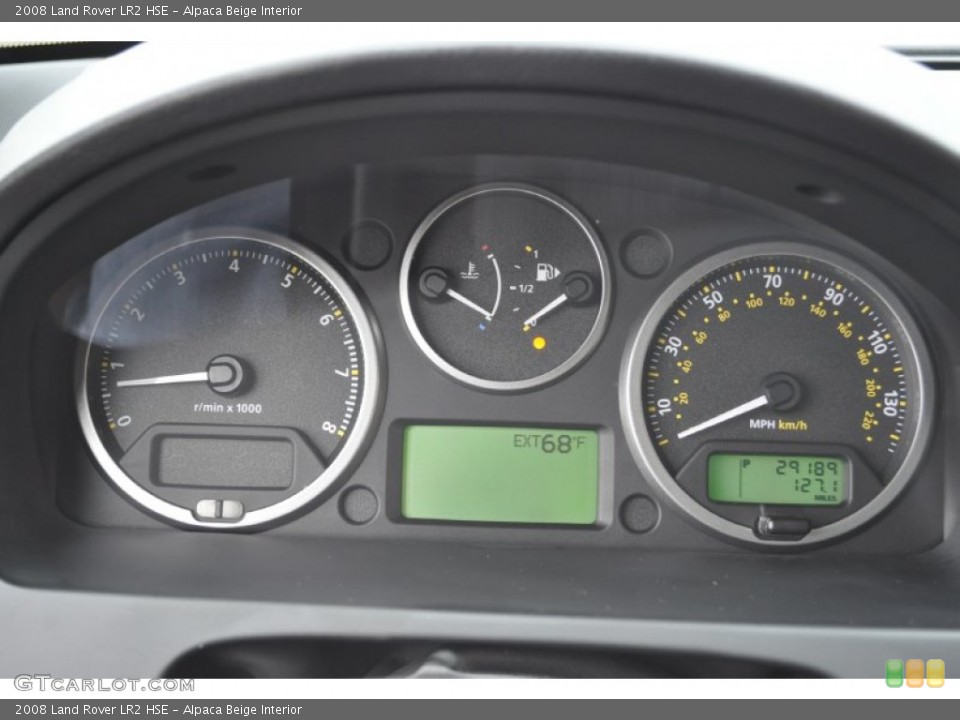 Alpaca Beige Interior Gauges for the 2008 Land Rover LR2 HSE #54172831