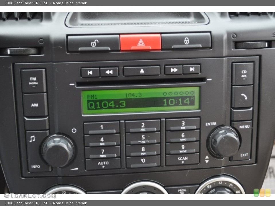 Alpaca Beige Interior Controls for the 2008 Land Rover LR2 HSE #54172888