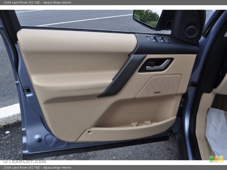 Alpaca Beige Interior Door Panel for the 2008 Land Rover LR2 HSE #54172948