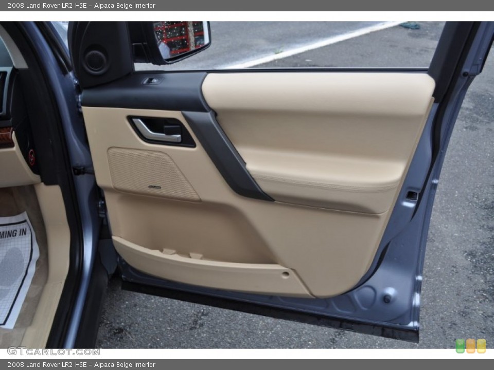 Alpaca Beige Interior Door Panel for the 2008 Land Rover LR2 HSE #54172957