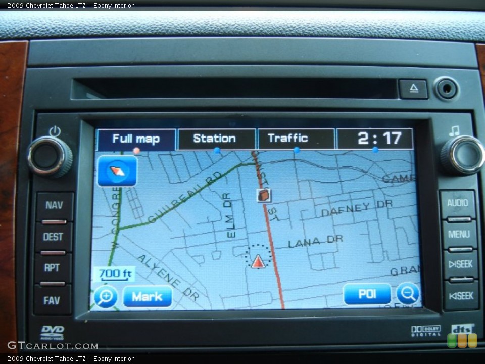 Ebony Interior Navigation for the 2009 Chevrolet Tahoe LTZ #54175513