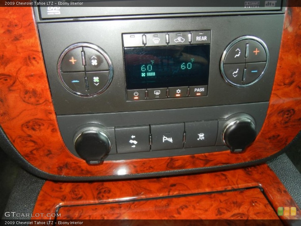 Ebony Interior Controls for the 2009 Chevrolet Tahoe LTZ #54175531