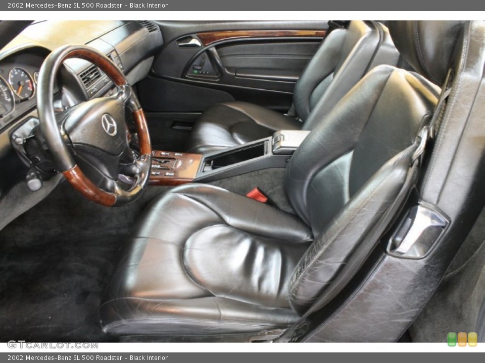 Black Interior Photo for the 2002 Mercedes-Benz SL 500 Roadster #54175615