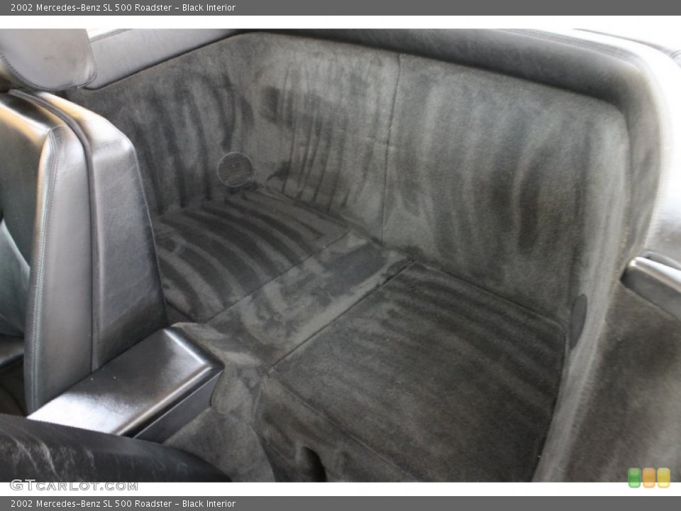 Black Interior Photo for the 2002 Mercedes-Benz SL 500 Roadster #54175624