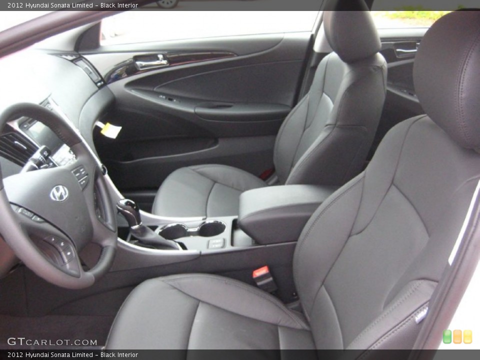 Black Interior Photo for the 2012 Hyundai Sonata Limited #54178615