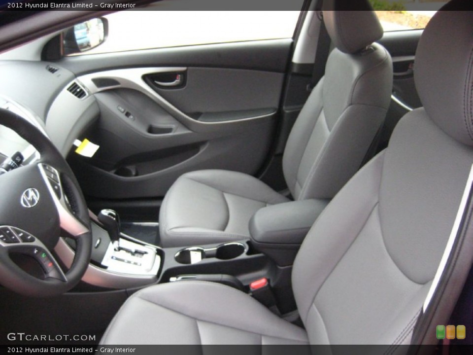 Gray Interior Photo for the 2012 Hyundai Elantra Limited #54178678