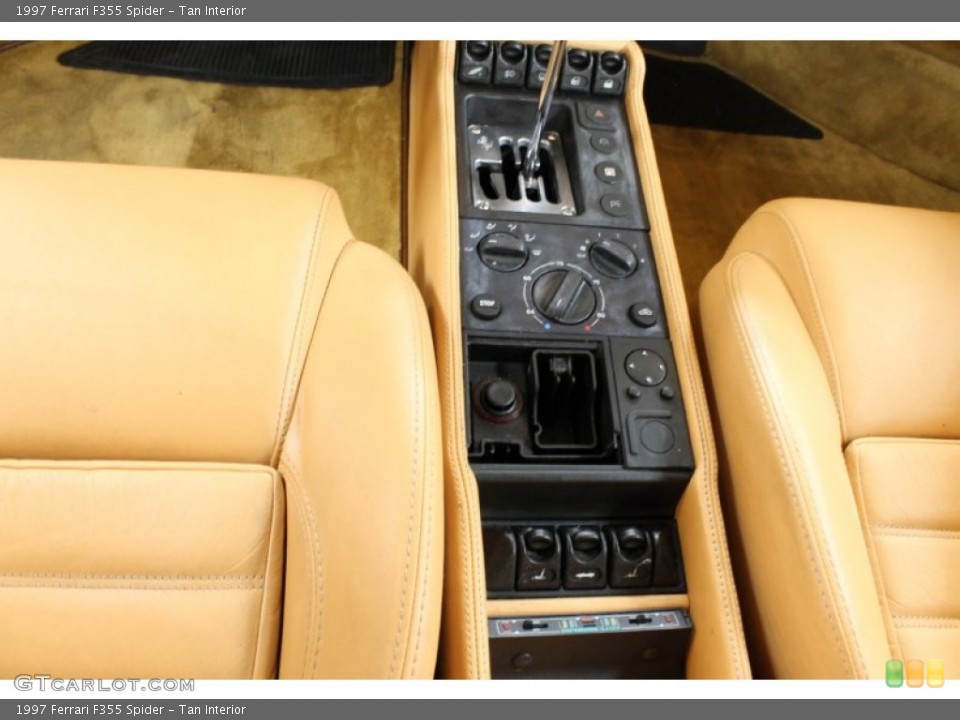 Tan Interior Controls for the 1997 Ferrari F355 Spider #54179266