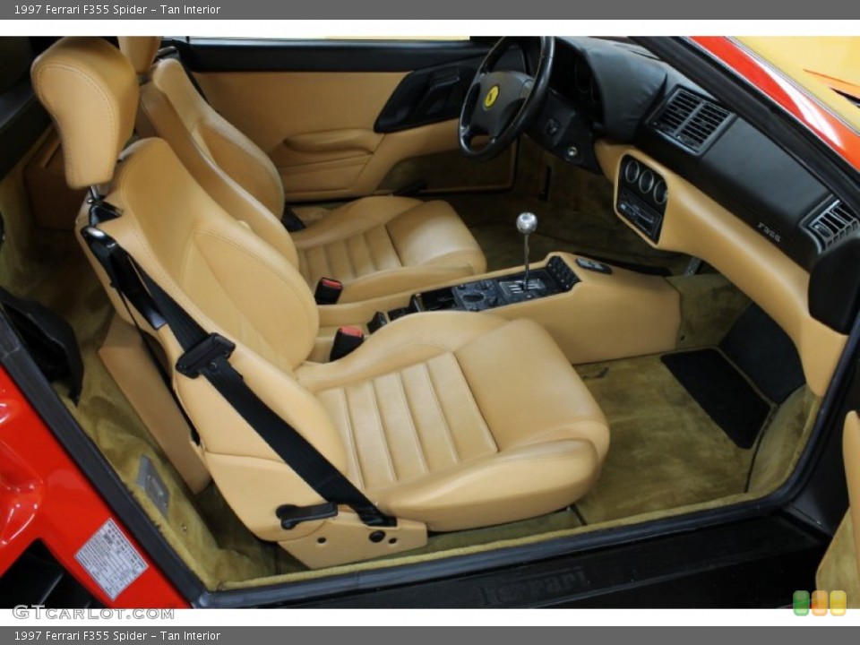 Tan Interior Photo for the 1997 Ferrari F355 Spider #54179338