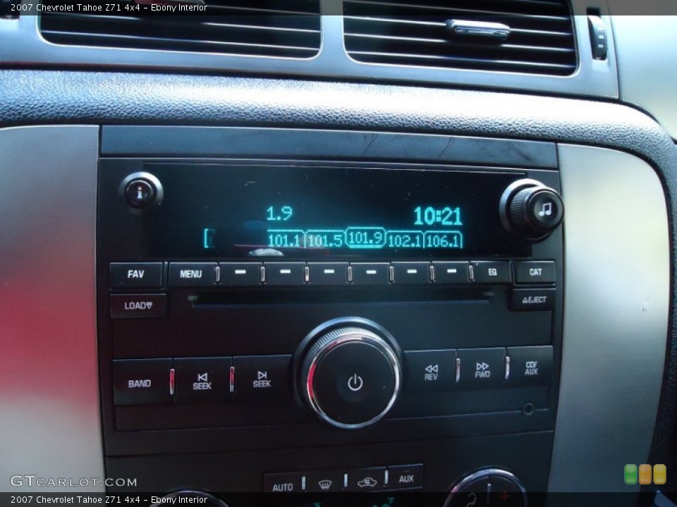 Ebony Interior Audio System for the 2007 Chevrolet Tahoe Z71 4x4 #54179341