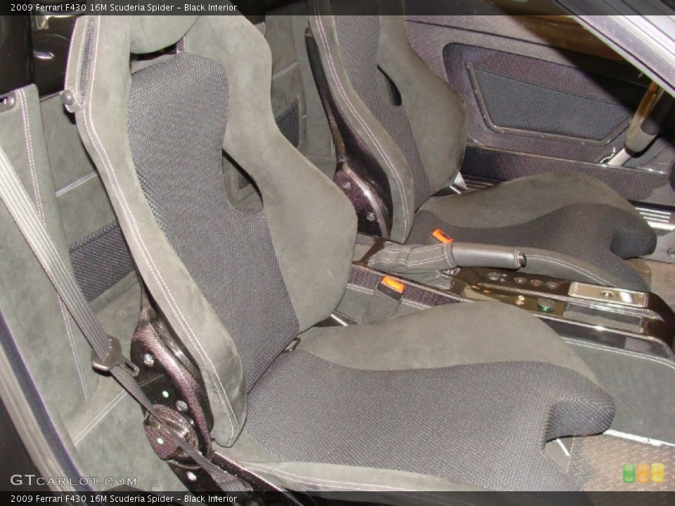 Black Interior Photo for the 2009 Ferrari F430 16M Scuderia Spider #54180124