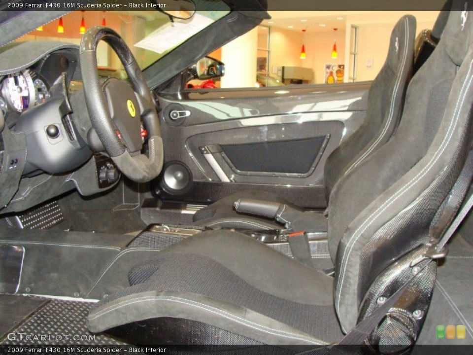 Black Interior Photo for the 2009 Ferrari F430 16M Scuderia Spider #54180148
