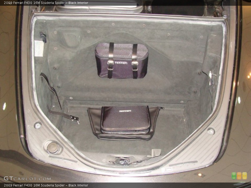 Black Interior Trunk for the 2009 Ferrari F430 16M Scuderia Spider #54180235