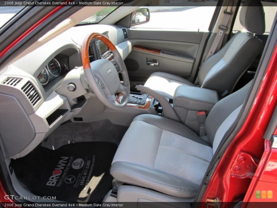 Medium Slate Gray Interior Photo for the 2006 Jeep Grand Cherokee Overland 4x4 #54180643
