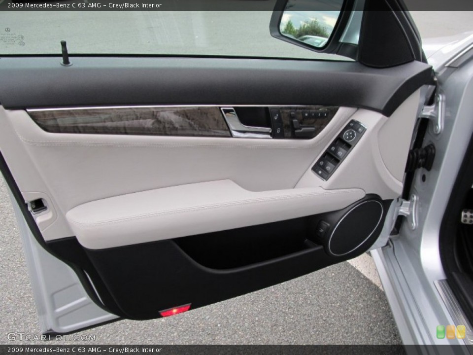 Grey/Black Interior Door Panel for the 2009 Mercedes-Benz C 63 AMG #54181027