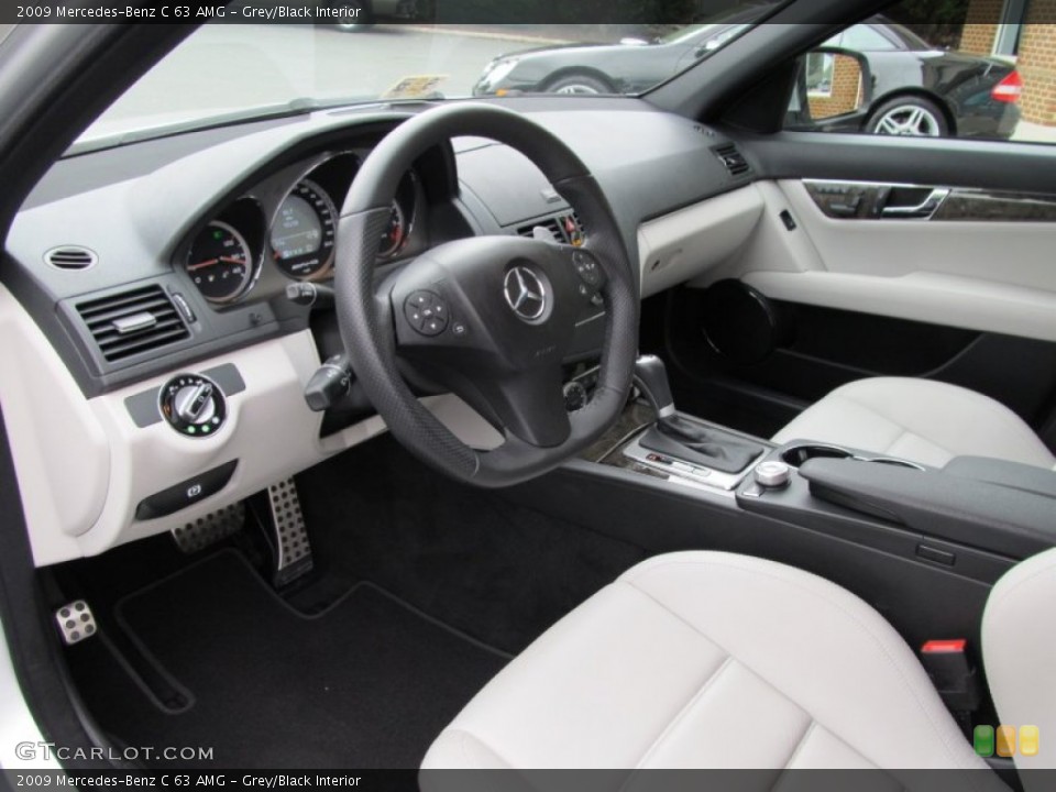 Grey/Black Interior Photo for the 2009 Mercedes-Benz C 63 AMG #54181036