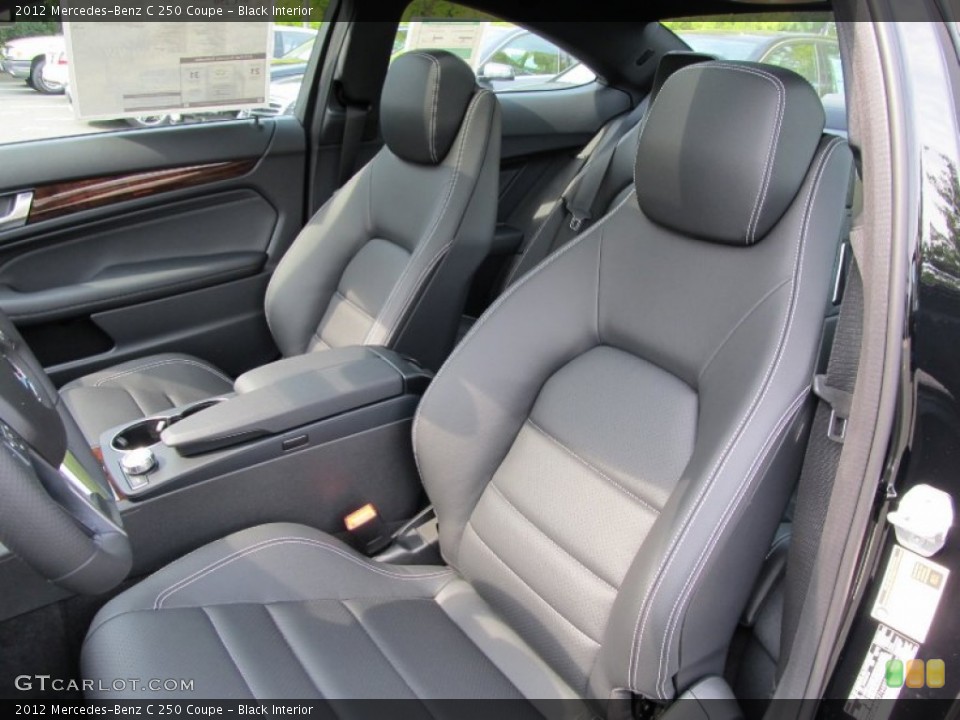 Black Interior Photo for the 2012 Mercedes-Benz C 250 Coupe #54181735