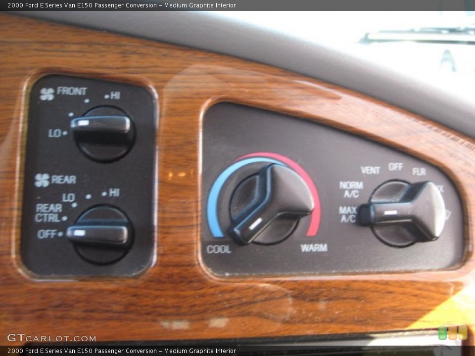 Medium Graphite Interior Controls for the 2000 Ford E Series Van E150 Passenger Conversion #54182002
