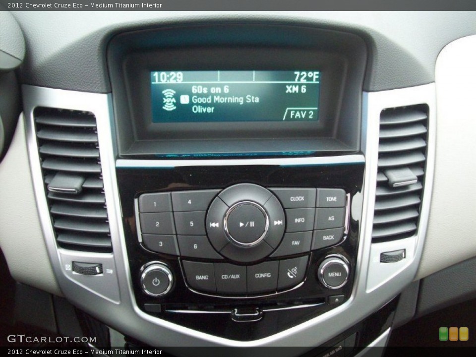 Medium Titanium Interior Audio System for the 2012 Chevrolet Cruze Eco #54187305