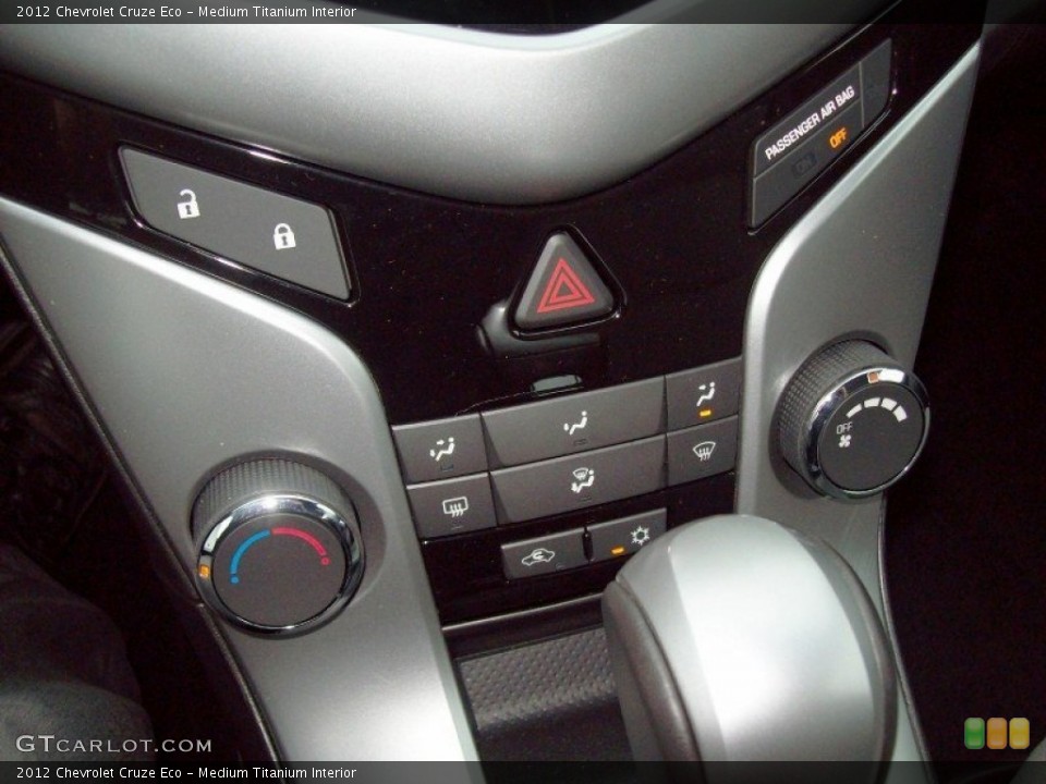 Medium Titanium Interior Controls for the 2012 Chevrolet Cruze Eco #54187444