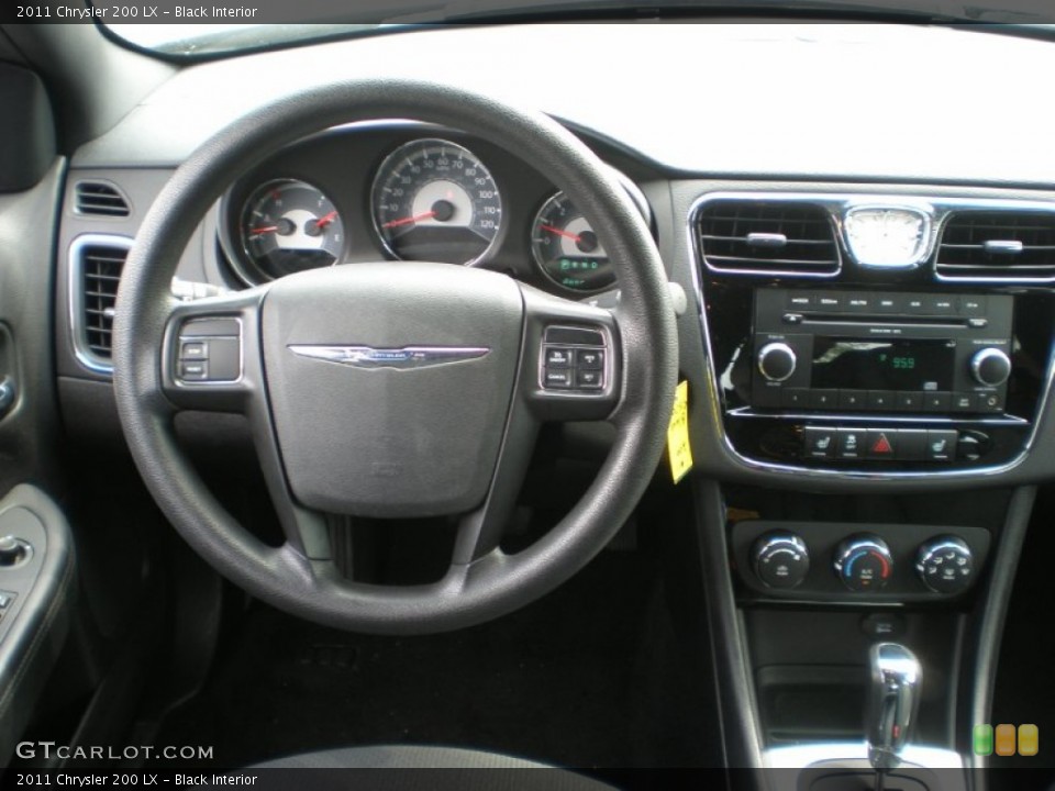 Black Interior Dashboard for the 2011 Chrysler 200 LX #54187528