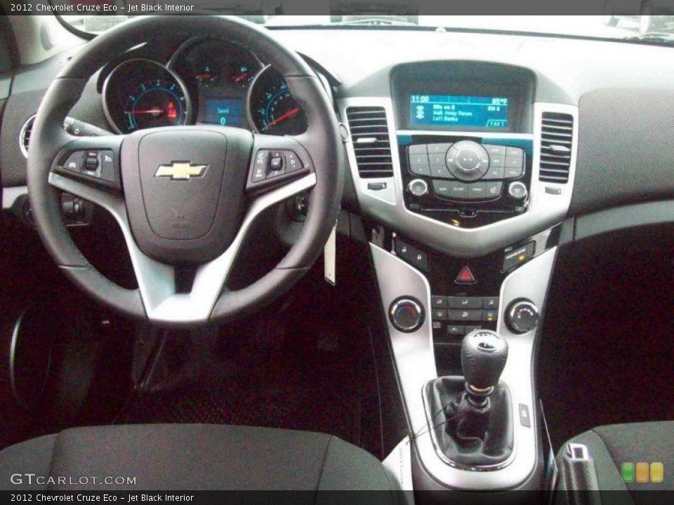 Jet Black Interior Dashboard for the 2012 Chevrolet Cruze Eco #54187531