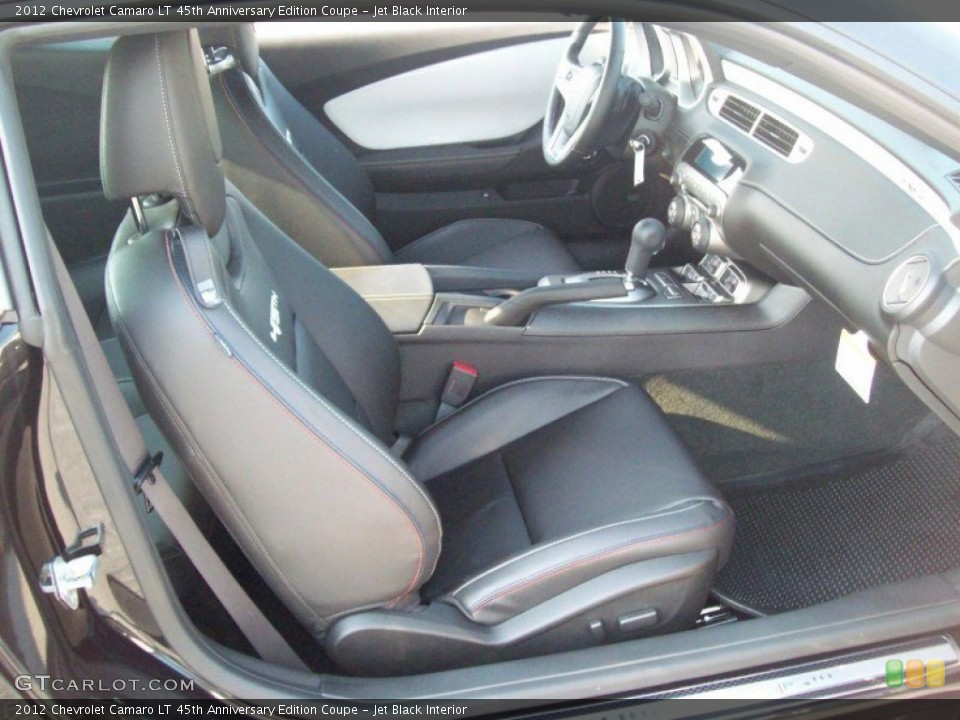 Jet Black Interior Photo for the 2012 Chevrolet Camaro LT 45th Anniversary Edition Coupe #54187735