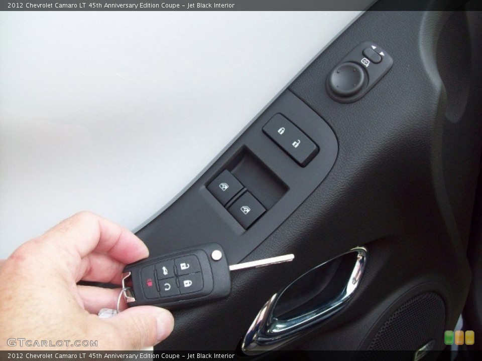 Jet Black Interior Controls for the 2012 Chevrolet Camaro LT 45th Anniversary Edition Coupe #54187741