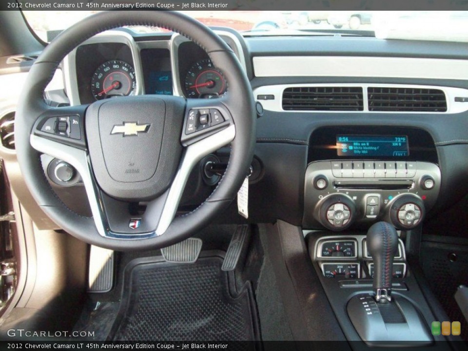 Jet Black Interior Dashboard for the 2012 Chevrolet Camaro LT 45th Anniversary Edition Coupe #54187752