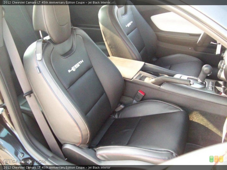 Jet Black Interior Photo for the 2012 Chevrolet Camaro LT 45th Anniversary Edition Coupe #54187891