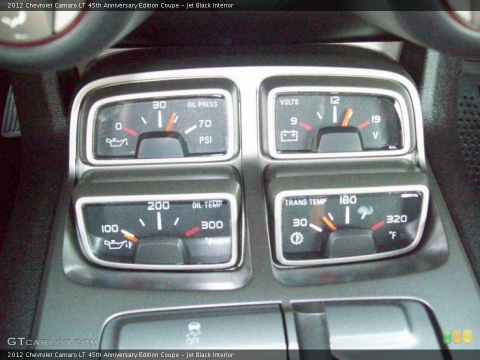 Jet Black Interior Gauges for the 2012 Chevrolet Camaro LT 45th Anniversary Edition Coupe #54187931