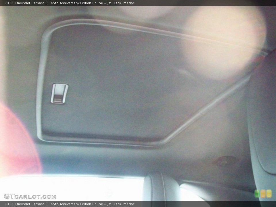 Jet Black Interior Sunroof for the 2012 Chevrolet Camaro LT 45th Anniversary Edition Coupe #54187941