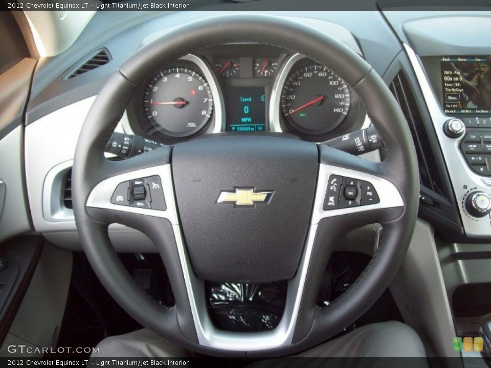 Light Titanium/Jet Black Interior Steering Wheel for the 2012 Chevrolet Equinox LT #54188212