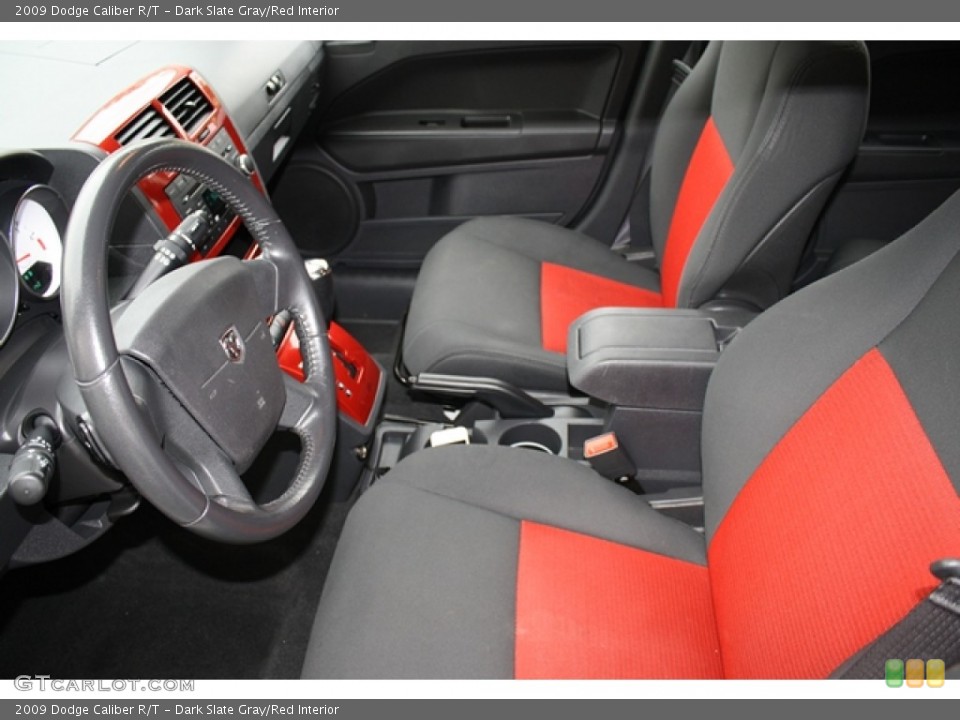 Dark Slate Gray/Red Interior Photo for the 2009 Dodge Caliber R/T #54188215