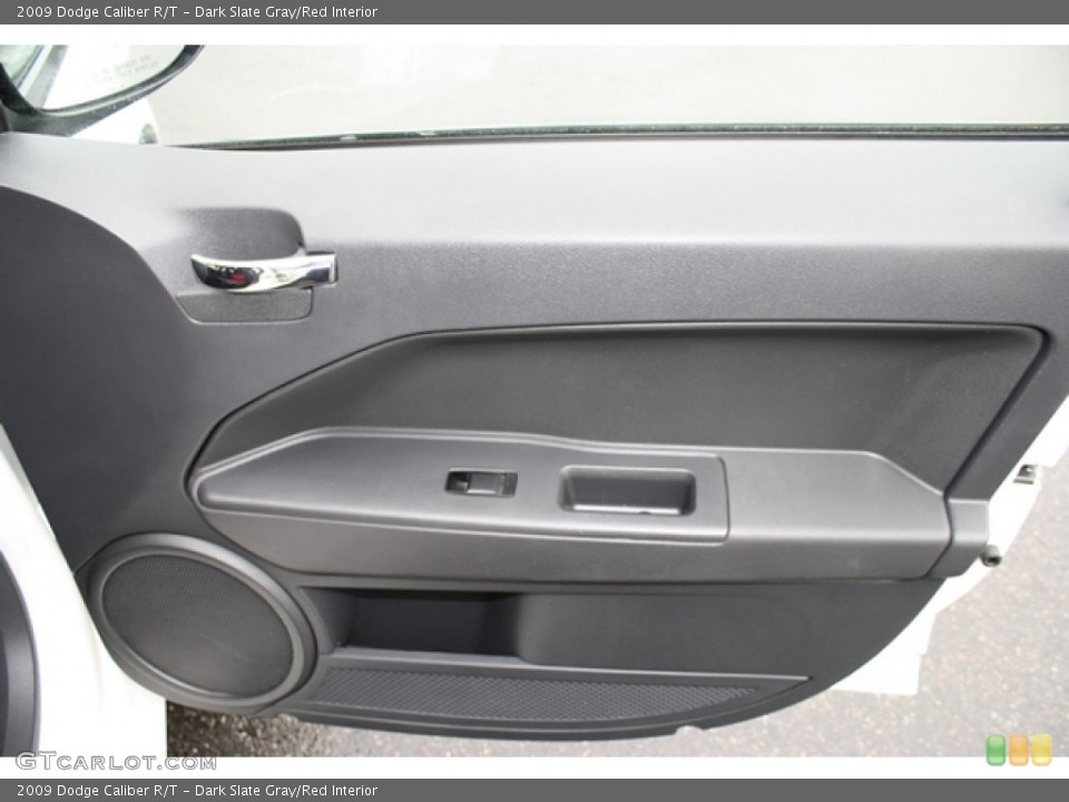 Dark Slate Gray/Red Interior Door Panel for the 2009 Dodge Caliber R/T #54188284