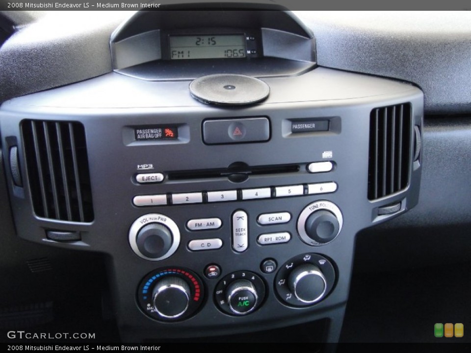 Medium Brown Interior Controls for the 2008 Mitsubishi Endeavor LS #54190366