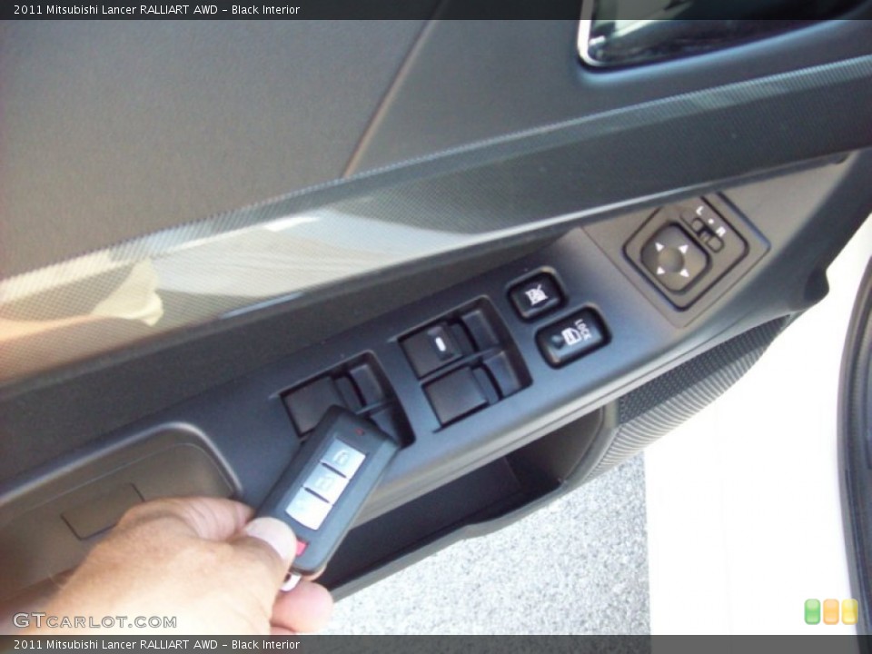 Black Interior Controls for the 2011 Mitsubishi Lancer RALLIART AWD #54191041