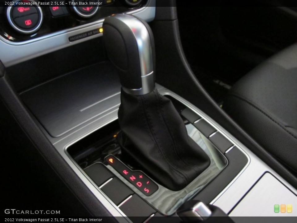 Titan Black Interior Transmission for the 2012 Volkswagen Passat 2.5L SE #54192018